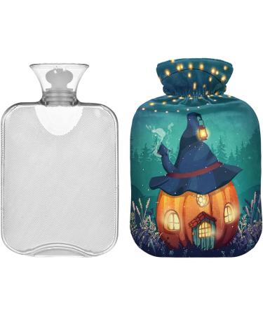 NAANLE Fairy House Punbis 1L Transparent Hot Water Bottle - Handheld Heating Bag for Pain Relief & Cold Therapy - Buy Online on GoSupps.com