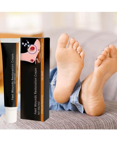 Foot Cream Soothing Natural Moisturizing 30g | Repairing Lotion for Heels and Cracked Feet for Daily and Nighttime Moisturizing Care of Sensitive Cracked Heels for Adults and Athletes - Buy Online on GoSupps.com
