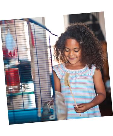 PRETYZOOM 1 Set Bird Cage Cleaning Brush Metal Cleaner Bird Brush Cleaning Bird Cage Accessories Bird Supplies 24X3X2CM As Shown - Buy Online on GoSupps.com