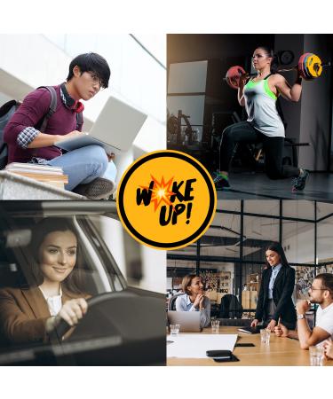 Woke Up! Energy Shot - Sugar Free Natural Energy Drink with Vitamin B12, Lions Mane & Yerba Mate - Immunity Boost, Extra Strength - Berry Flavor (12 Pack) - Buy Online on GoSupps.com