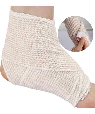 Elastic Bandage Wrap - Self-Adhesive Breathable & Reusable Compression Bandage for Calf Ankle & Foot | Safe and Comfortable Ace Bandage - Buy Online on GoSupps.com