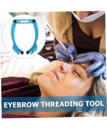 Hemoton eyebrow threading kit level ruler aluminum alloy microblading kit brow mapping tool 25.5x1.3cm Blue - Buy Online on GoSupps.com