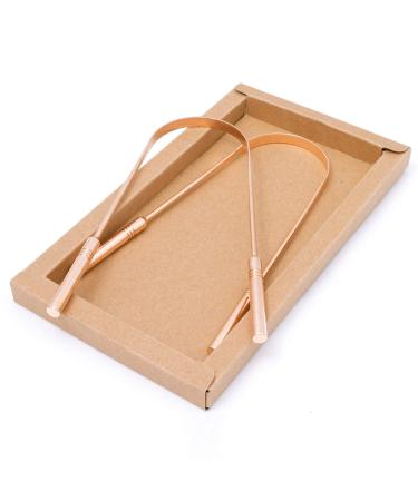 Wowe Pure Copper Tongue Cleaner 2 Pack - Effective Oral Hygiene Tool - Buy Online on GoSupps.com