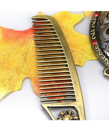 Buy Minkissy Retro Metal Mirror Comb Set - Vintage Antique Kamm for Women - Perfect Christmas & Birthday Gift - Buy Online on GoSupps.com
