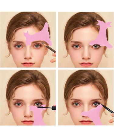 Eyebrow Mapping Accessory Convenient Measuring Tools Eyebrow Cosmetic Eyeliners Makeup Stencil For Women Girls - Buy Online on GoSupps.com