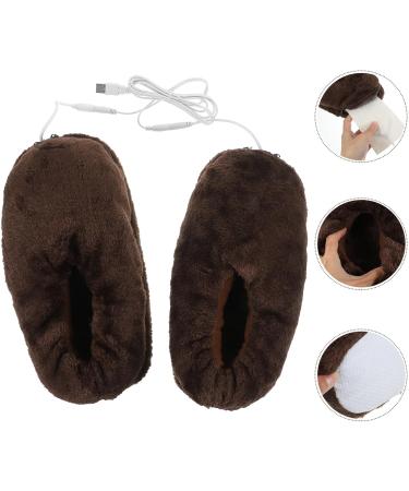 Partykindom Heated USB House Shoes for Men & Women - Soft Comfortable Foot Warmers for Winter - Buy Online on GoSupps.com