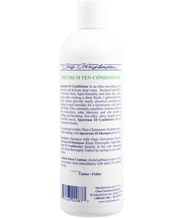 Chris Christensen Spectrum Ten Conditioner - Professional Soft & Smooth Dog Grooming | 473ml - International Shipping Available - Buy Online on GoSupps.com
