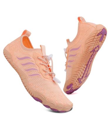 Bathing shoes water shoes men women beach shoes barefoot shoes summer swimming shoes aqua shoes quick drying surf shoes 40 EU pink