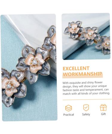 FRCOLOR Pearl Floral Hair Clip Women Hair Clip Wedding Womens Hair Clips Girls Hair Clips Flower Hair Clips for Women Metal Hair Clips for Women Accessories Miss Zinc Alloy Wild - Buy Online on GoSupps.com