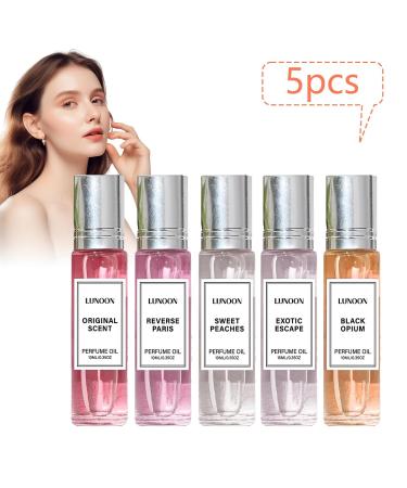 Lunoon Perfume Oil Set 5 Fragrances 0.35oz each Original Scent (1*PCS) Black Opium 0.02 Fl Oz (Pack of 50) - Buy Online on GoSupps.com
