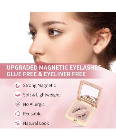 Magnetic Eyelashes | Reusable Dual Magnetic Lashes | Natural Look with Applicator | Easy to Wear No Glue Needed - Buy Online on GoSupps.com