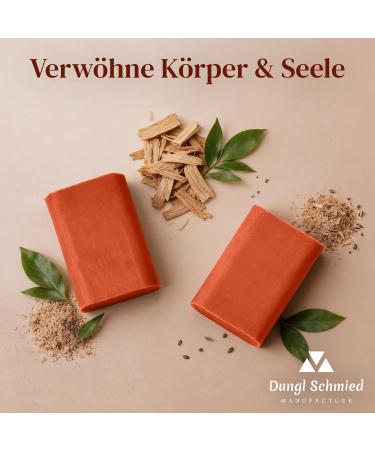  Dungl Schmied Dungl Schmied Solid Soap Sandalwood Soap Natural Soap No Palm Oil Care Soap for All Skin Types Gentle Exfoliating Soap Handma - Buy Online on GoSupps.com