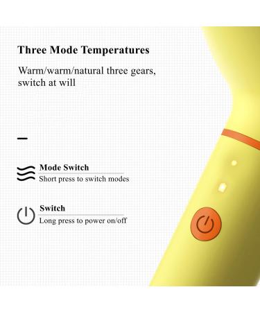 Mini Cordless Hair Dryer 3 Modes Hot/Cold Wind Wireless Hairdryer Battery Powered Travel Blow Dryer w/Charging Base for Women/s/Kids - Buy Online on GoSupps.com
