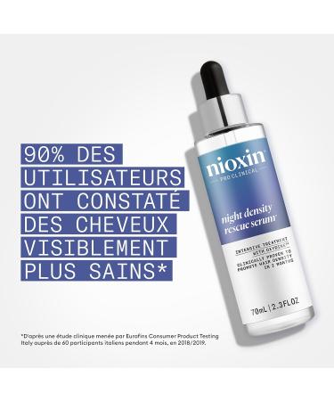 NIOXIN Night Density Rescue Serum - Growth Booster Thickening Night Serum - Enriched with Ginger and Caffeine (70ml) - Buy Online on GoSupps.com