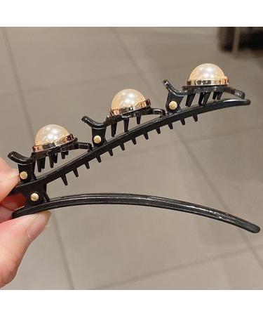 Sparkling Crystal Stone Braided Hair Clips Braided Hair Clips for Women with 3 Small Clips Crystal Stone Braided Hair Clips Beneathk Rhinestones Braided Hair Clips (4pcs-E) - Buy Online on GoSupps.com