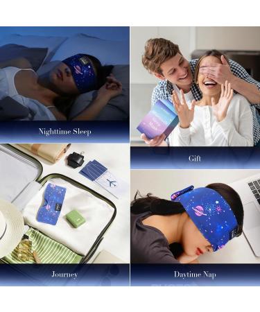 LC-dolida Bluetooth Sleep Mask - Silk Eye Mask with Headphones for Side Sleepers | Cooling Comfort & Sound Quality - Perfect for Men & Women - Buy Online on GoSupps.com