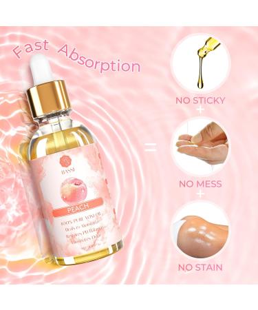 2 Pack Yoni Essential Oil - Organic Feminine Oil for Odor Elimination & Moisturizing | pH Balance & Intimate Care for Women | Peach Scented 1 fl oz - Buy Online on GoSupps.com