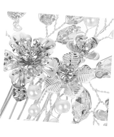 Beavorty Bridal Hair Comb Clip Wedding Hair Accessories Tiara Hair Side Comb Rhinestone Hair Decoration Bridal Hair Accessories Rhinestones Hand Drill The Flowers Bride - Buy Online on GoSupps.com