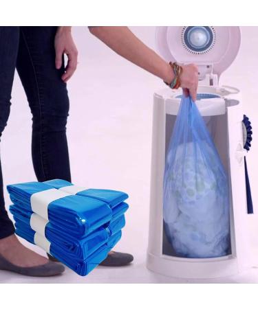 Diaper Garbage Bag - Drawstring Trash Bags | 10pcs Extra Large Trash Bags Gallon Trash Bags with Ergonomic Handles | Tall Kitchen Disposal Bags for Bathroom Hotel Bedroom living Room Nursery Room - Buy Online on GoSupps.com