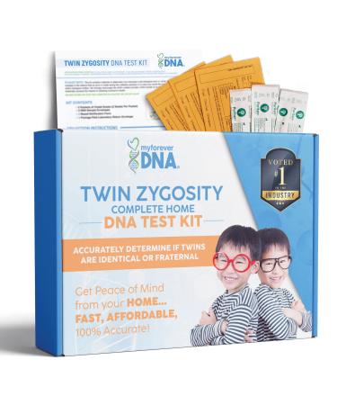 My Forever DNA - Home Twin Zygosity DNA Test Kit - Determine if Twins are Identical or Fraternal - Up to 46 DNA Markers Tested - All Lab Fees & Shipping Included - Results in 1-3 Business Days