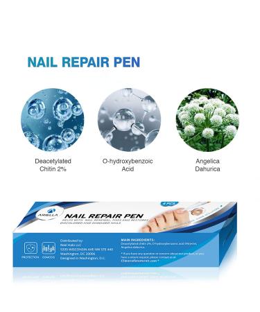 Ariella Nail Repair Pens - Maximum Strength Treatment for Yellow, Cracked, and Split Nails - 4pcs - Buy Online on GoSupps.com