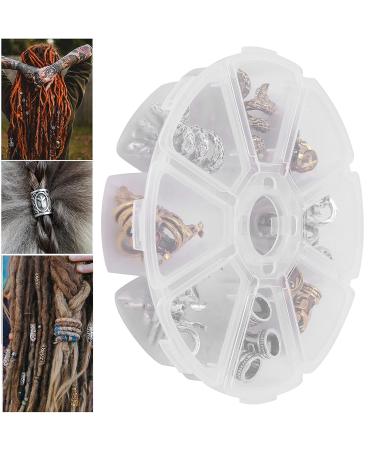 32 Exquisite Beard Beads for Men & Women | Dreadlocks Hair Tube Accessories - International Shipping Available - Buy Online on GoSupps.com