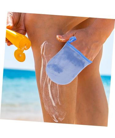 Mikinona 1 Set Lotion Sunscreen Sun Cream Self Tanning Applicator Kit Tanning Applicator for Back Self Tanning Back Applicator Gloves Suite Lanyard Black Agent Make up Flocking - Buy Online on GoSupps.com