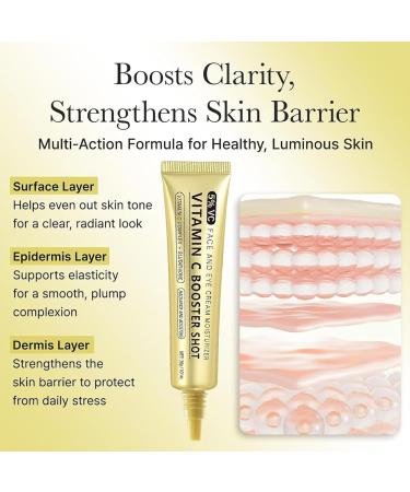  Yoelau Vitamin C and Retinol Booster Shot Serum - Brightening firming and hydrating anti-wrinkle serum for face and eyes with glutathione and niacinamide moisturizing facial serum - Buy Online on GoSupps.com