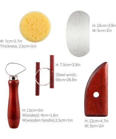 15-Piece Clay Sculpting Tools Set for Kids & Adults - Stainless Steel & Wooden Clay Carving Kit - Air Dry Polymer Clay Molds Supplies - Buy Online on GoSupps.com