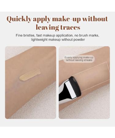 Cosmetic Brush- Square Foundation Brush| Liquid Powder Brush| Concealer Brush Skin-friendly | Soft Bristle Foundation Tool|Professional Flat Face Brush For Facial And FLAWLES Powder Buffing Blending - Buy Online on GoSupps.com