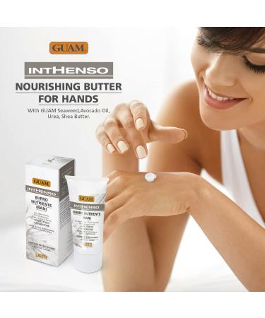 Inthenso Nourishing Hand Cream - Guam Algae Avocado Oil & Shea Butter | Moisturizing & Protective | Made in Italy - 50ml - Buy Online on GoSupps.com