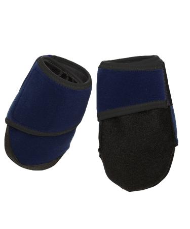 Healers Nonslip Paw Protection Dog Booties for Medium Size Dogs - Soft Comfortable Dog Boots With Best Paw Traction - Gauze Included (Blue) Medium 1