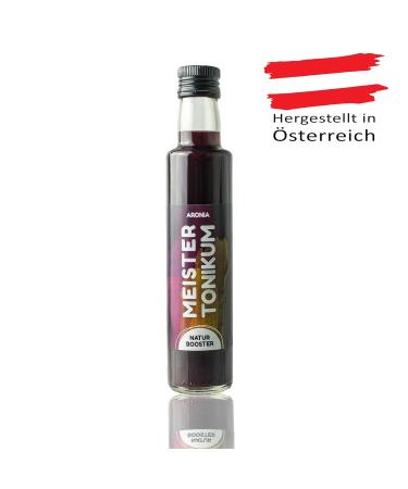Master Tonic Aronia Organic Vinegar 250ml - 30% Aronia Berry Juice | Vital Smoothie & Salad Dressing | Immunity Booster with Turmeric Lemon Garlic Ginger - Buy Online on GoSupps.com