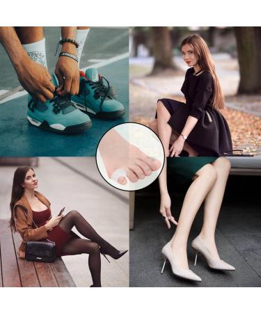 10 Pieces Silicone Toe Spreader - Gel Separator for Overlapping & Hammer Toes Pain Relief - Unisex Solution for Comfort - Buy Online on GoSupps.com