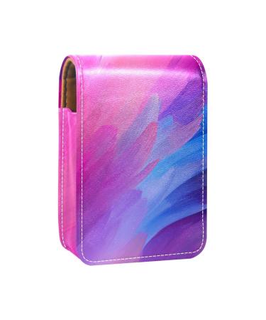 Travel Lipstick Organizer Case Lipstick Case Portable Makeup Bag With Mirror Colorful Graffiti Art Pattern V497c5uwfx