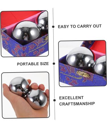Clispeed 2st Fitness Handball - Hand Massage Balls for Older Adults | Meditation & Iron Rolling Massage Balls - Buy Online on GoSupps.com