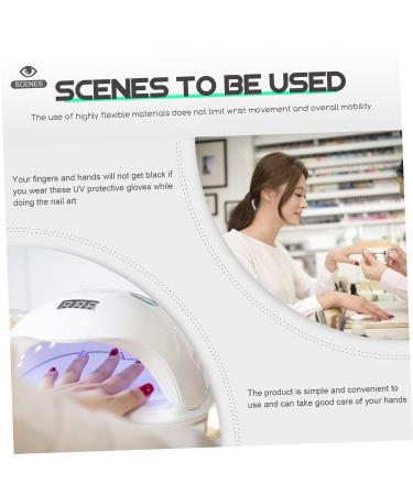 minkissy 3 Pairs Sun Protection Half Finger Gloves Skin Protective Gloves Uv Hand Protector Nail Art Gloves Uv Gloves Shield Gloves Salon Manicure Gloves Hand Guard Riding Miss Nylon - Buy Online on GoSupps.com
