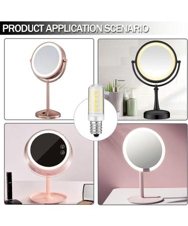 X-Molin 2-Piece Double-Side Illuminated Magnification Mirror Replacement Bulb - 6K White Dimmable Daylight - Suitable for Zadro, Jerdon, Conair Makeup Mirrors - Buy Online on GoSupps.com