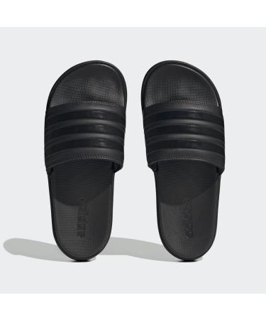 Adidas Women's Adilette Platform Slides - 39 EU - Core Black - Stylish & Comfortable Footwear for International Shipping - Buy Online on GoSupps.com