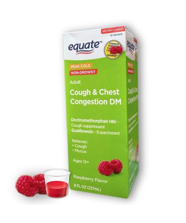 FUSION SHOP STORE Smart choices meaningful life! Chest Congestion Expectorant- Cough Relief Raspberry Flavor 8 fl oz (Pack of 1)