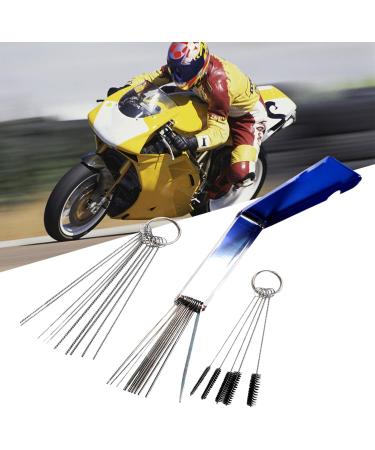Carburetor Carbon Dirt Jet Cleaner Tool Kit 10125 Cleaning Wires Needles with Brushes Set of 3 Cleaning Brushes for Welder Carb Chainsaw Spray Guns Torch Tips Firing Stove Burner Holes - Buy Online on GoSupps.com