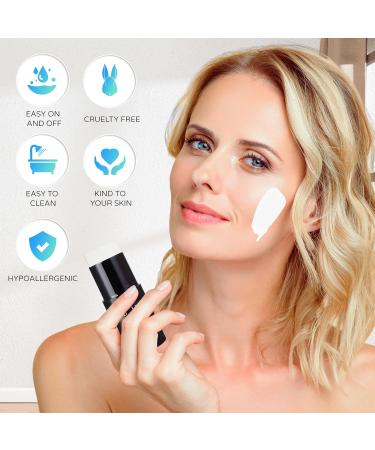 Go Ho White Face Paint Stick - Non-toxic Easily Washable Halloween Makeup for Cosplay Zombie Skeleton & Clown Looks - Buy Online on GoSupps.com
