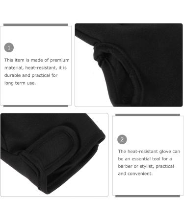 Healifty 2Pcs Curling Iron Gloves Professional Curling Hair Protectant Gloves Blocking Flat Iron Curling Wand Mittens for Home Barber Store - Buy Online on GoSupps.com