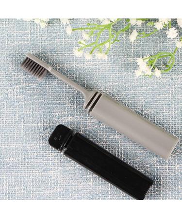 3 Set of Foldable Bamboo Charcoal Toothbrushes for Travel Camping & Outdoors - Eco-Friendly Style 03 - Buy Online on GoSupps.com
