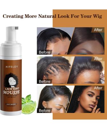 5 Pcs Wig Tool Kit 200ml Lace Tint Melting Hair Mousse Foam Mocha Middle Brown Toupees Spray Glue 75g Styling Wax Stick Pomade Gel Wig Band Needle Tail Comb Edge Control Brush 5 Pcs Wig Tool Set-Brown-Pink - Buy Online on GoSupps.com