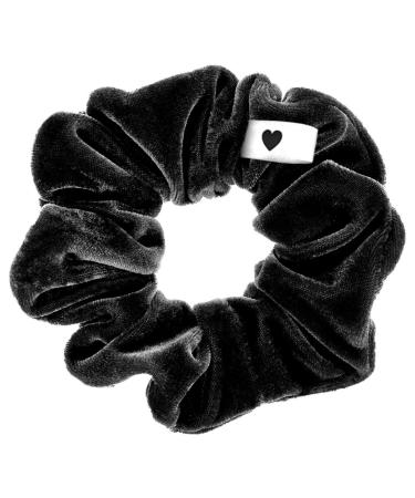Buy Bellody Velvet Scrunchies - Soft Strong Hold Hair Tie in Classic Black - Exclusive Colors Available for International Shipping - Buy Online on GoSupps.com