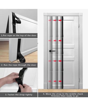 Upgraded Door Anchor Strap for Resistance Bands Portable Workout Resistance Band Door Anchors Space Saving Easy Set Up Home Gym Secure Multi Point Anchor Gym for Home Fitness(Bands Not Include) - Buy Online on GoSupps.com