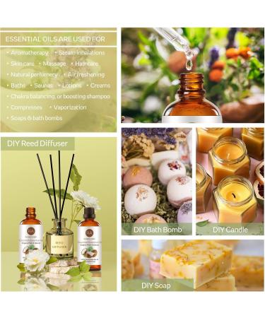 Coconut Essential Oil (100ML) 100% Pure Natural Organic Coconut Oil for Diffuser Massage Skin Care Yoga - Buy Online on GoSupps.com