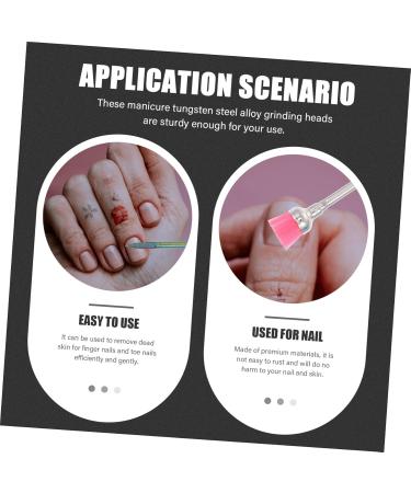 Housoutil 1 Set Nail Polisher Alloy Tungsten Steel Tool Pedicure - Buy Online on GoSupps.com