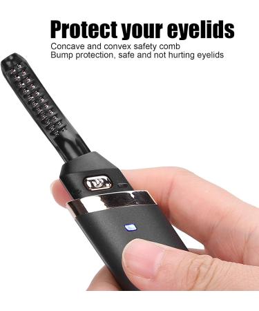 Professional Heated Eyelash Curler - Long-Lasting USB Rechargeable Electric Curling Tool for Women & Girls | Perfect Gift for Quick Styling - Buy Online on GoSupps.com